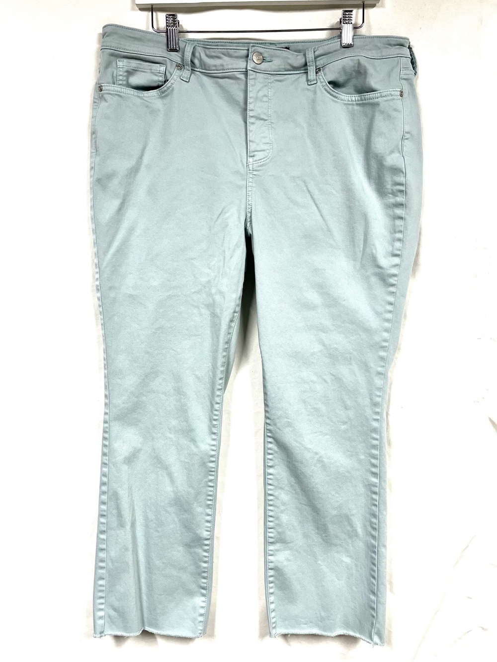 NYDJ Sheri Slim Snowpass Mint Green Casual Jeans - Classic Fit sz 14